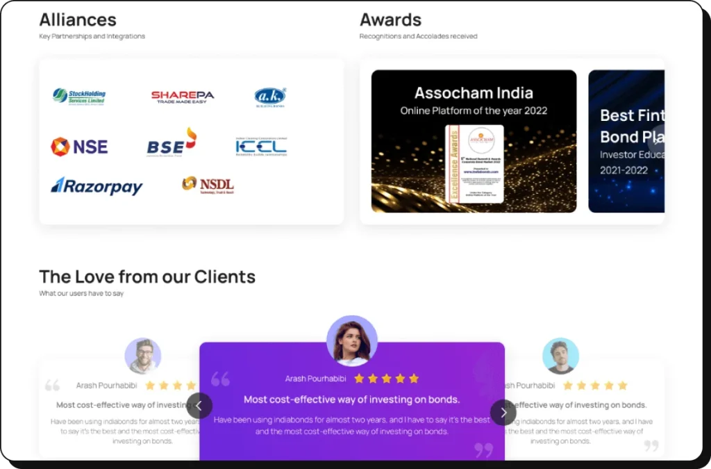 Portfolio-IndiaBonds - Best UI UX Design Agency in Mumbai
